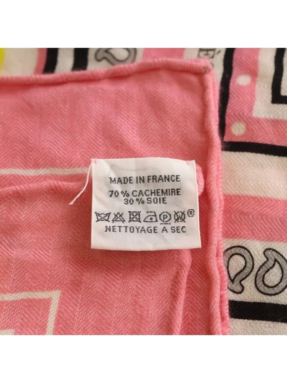 Hermes Carre Sailor Tattoo Large Silk Scarf Shawl Pink - Picture 6 of 6